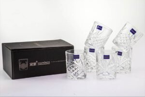 Crystal Whiskey Glasses 12oz DM325-3