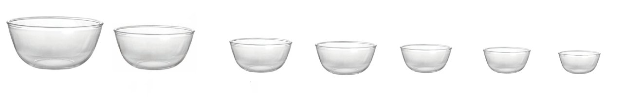 DM pyrex bowls