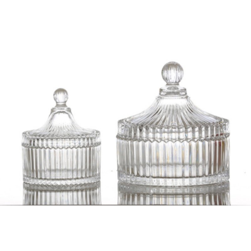 Glass Candy Jars Set 3