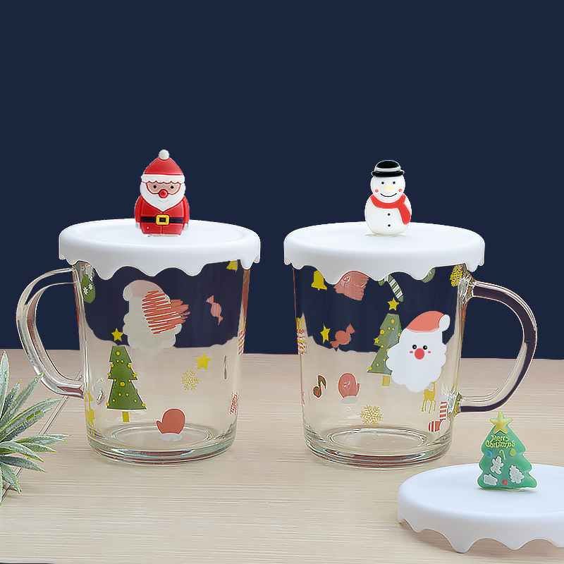 Christmas Glass Mugs