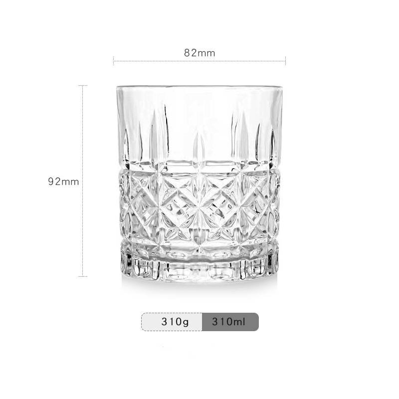 DM331-5 Engraved Rock Glasses