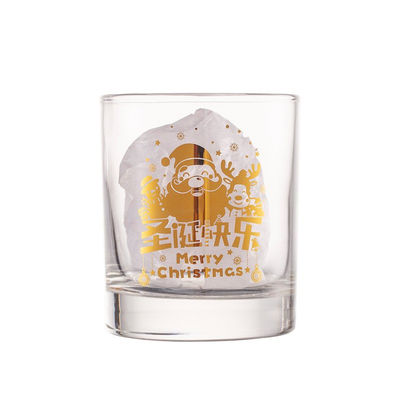 christmas whiskey glasses