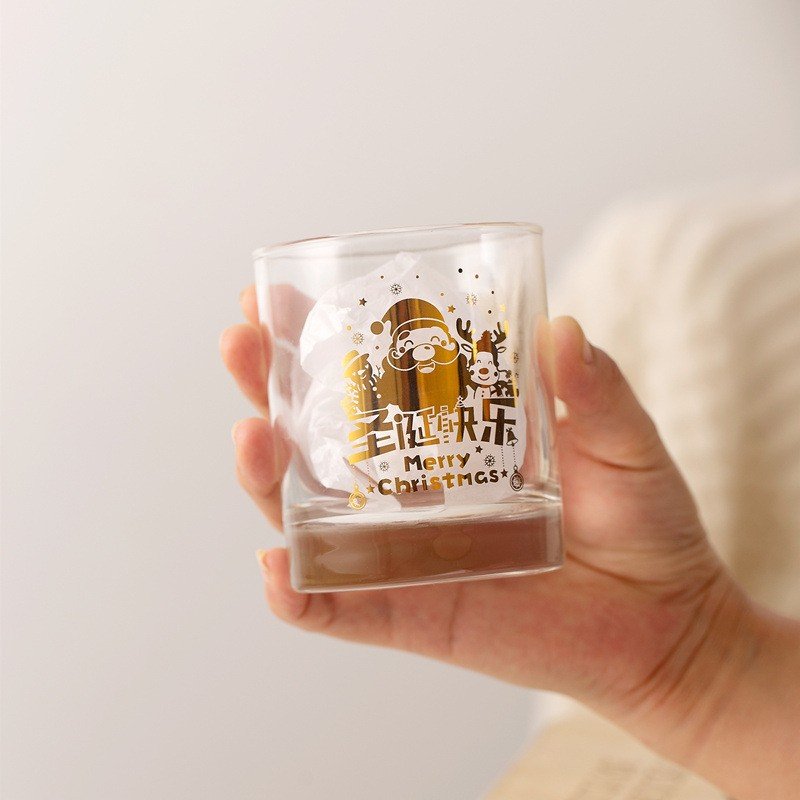 christmas whiskey glasses