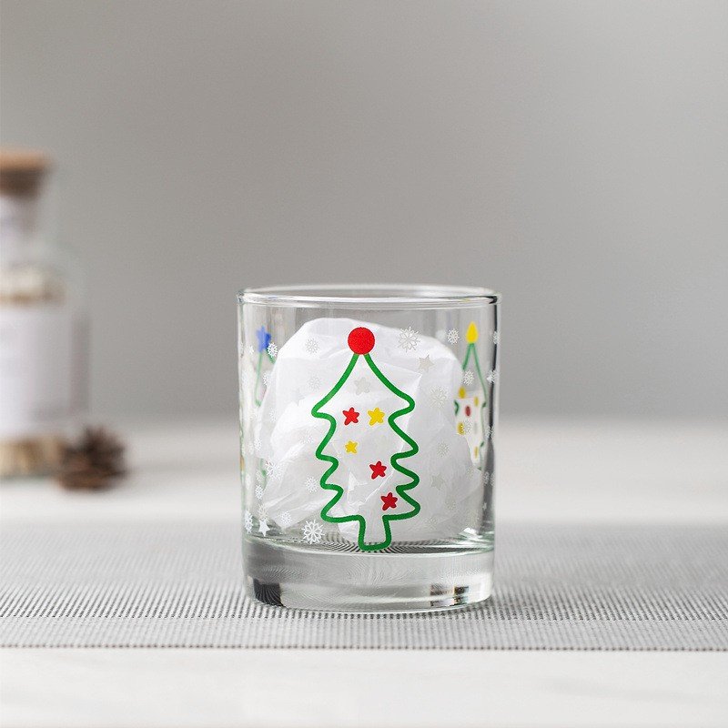 christmas whiskey glasses