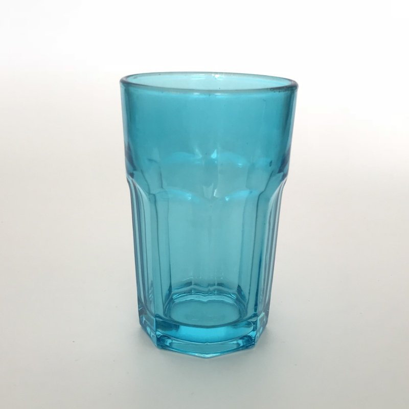 Färgade glasglas, färgade dricksglas (3)