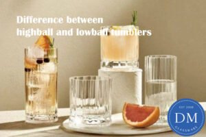 difference between highball and lowball tumblers