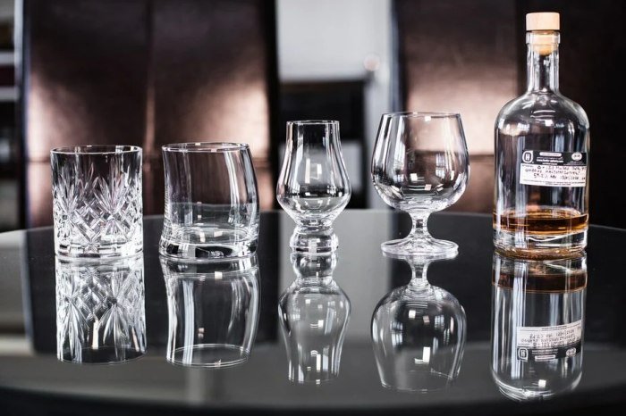 Whiskyglas vs. stenglas