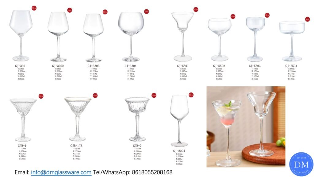 DM Glassware Wine Glasses Catalogue