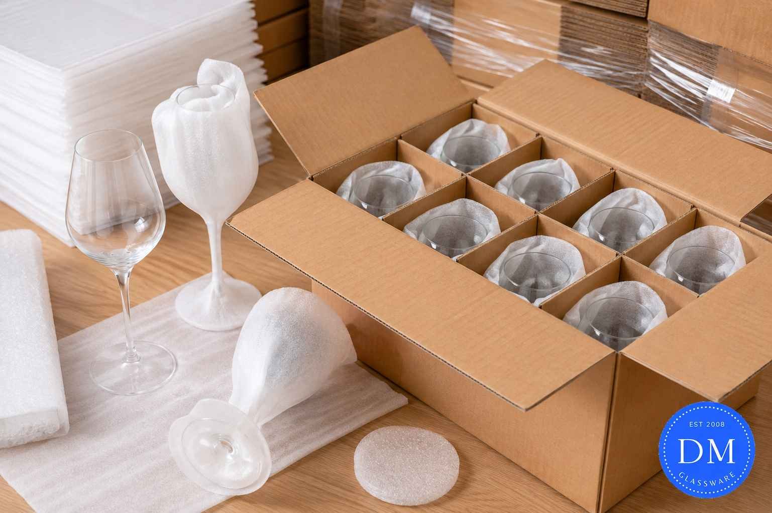 Pack Thin-Stem Wine Glasses